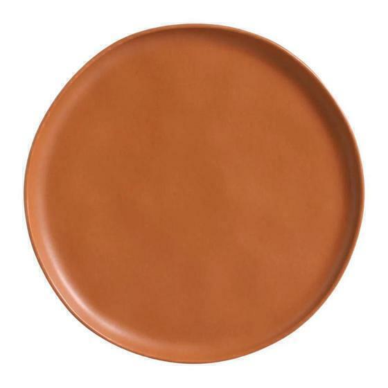 PRATO RASO BIO 27CM TERRAKOTTA