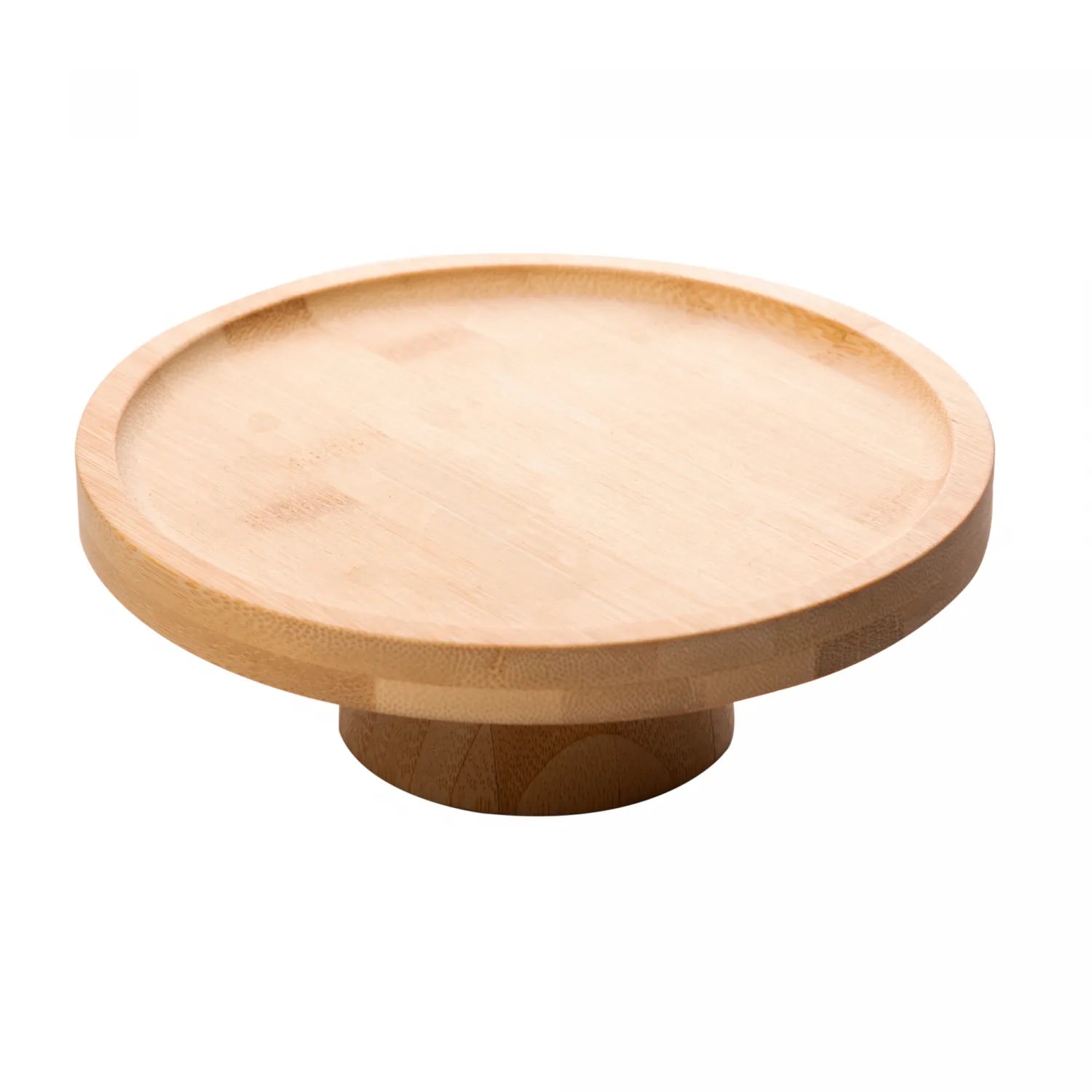 PRATO PARA BOLO DE BAMBU COM PE 20CM X 7CM