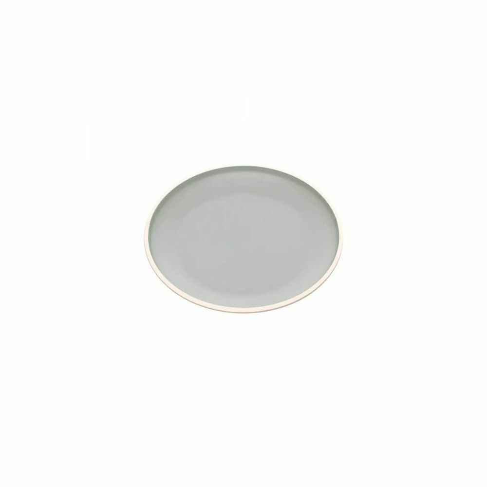 PRATO PARA PÃO DE MELAMINA CLASS CINZA 15CM X 7CM