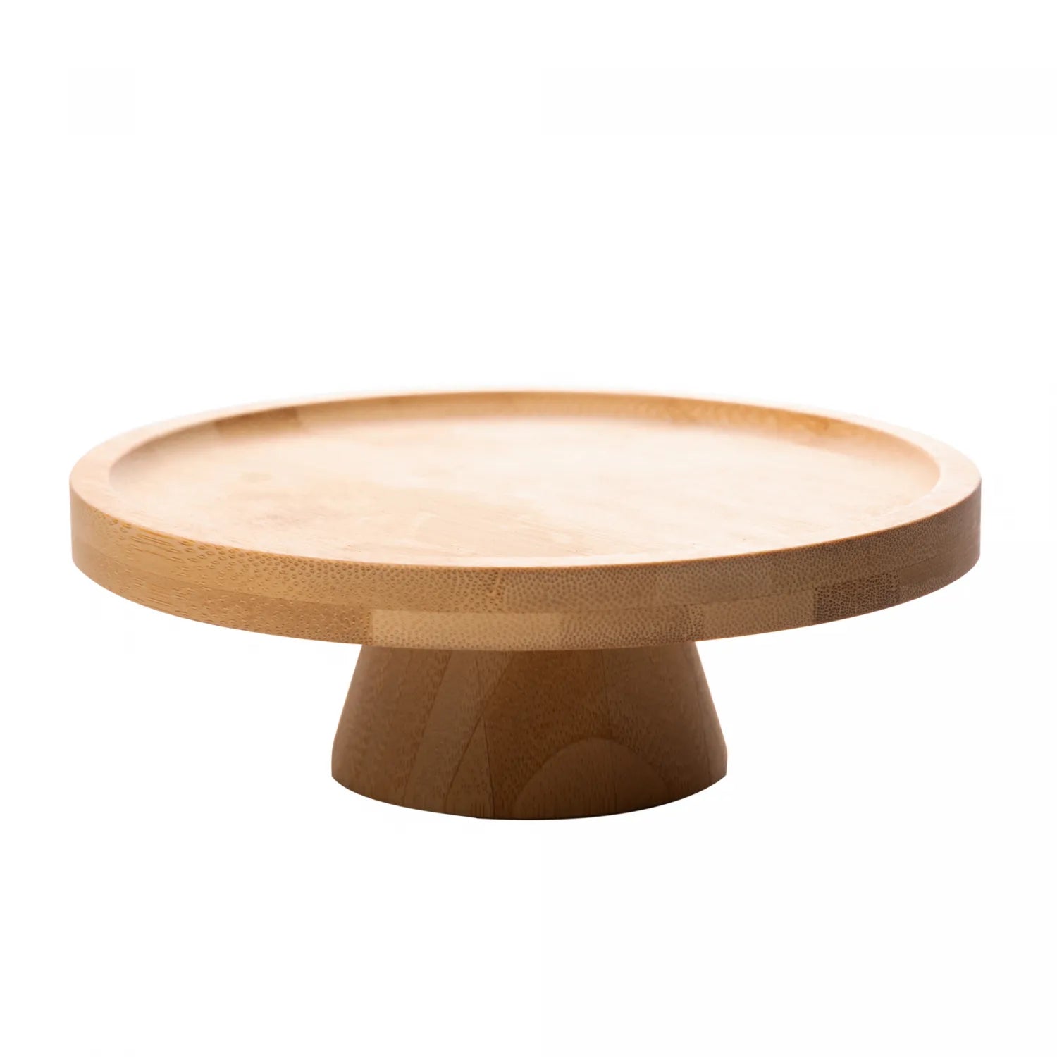 PRATO PARA BOLO DE BAMBU COM PE 20CM X 7CM
