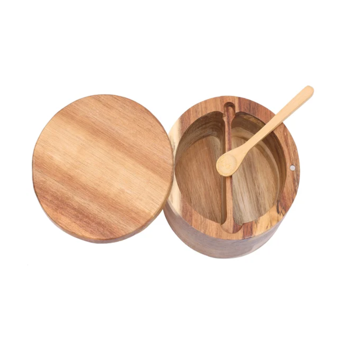 POTE DUO DIVISOES ACACIA WOOD