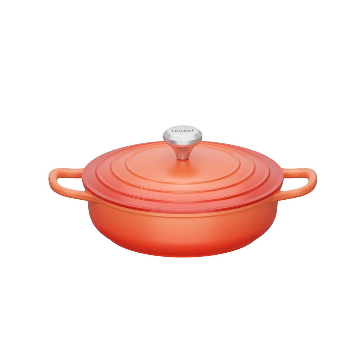 CAÇAROLA COMPATÍVEL COM INDUÇÃO FLORENÇA – LARANJA – 3,9 LITROS