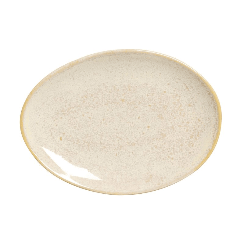 PRATO SOBREMESA OVAL ORGANICO MOCACCINO 22,5X2,5 CM