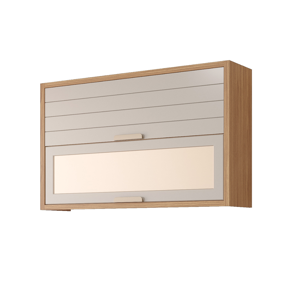 AEREO ELOISE 120CM 2PT REFLECTA/BASCULANTE - CINAMOMO/OFF WHITE
