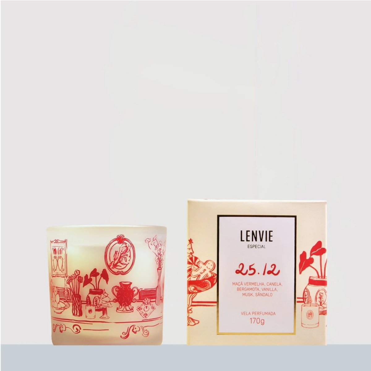 VELA PERFUMADA NATAL - 170G