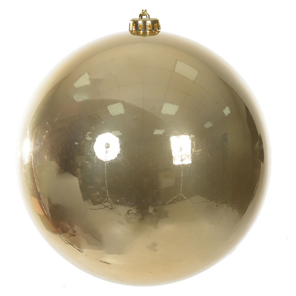 BOLA DE NATAL DOURADO PEROLADO 20CM COM 1 UNIDADE