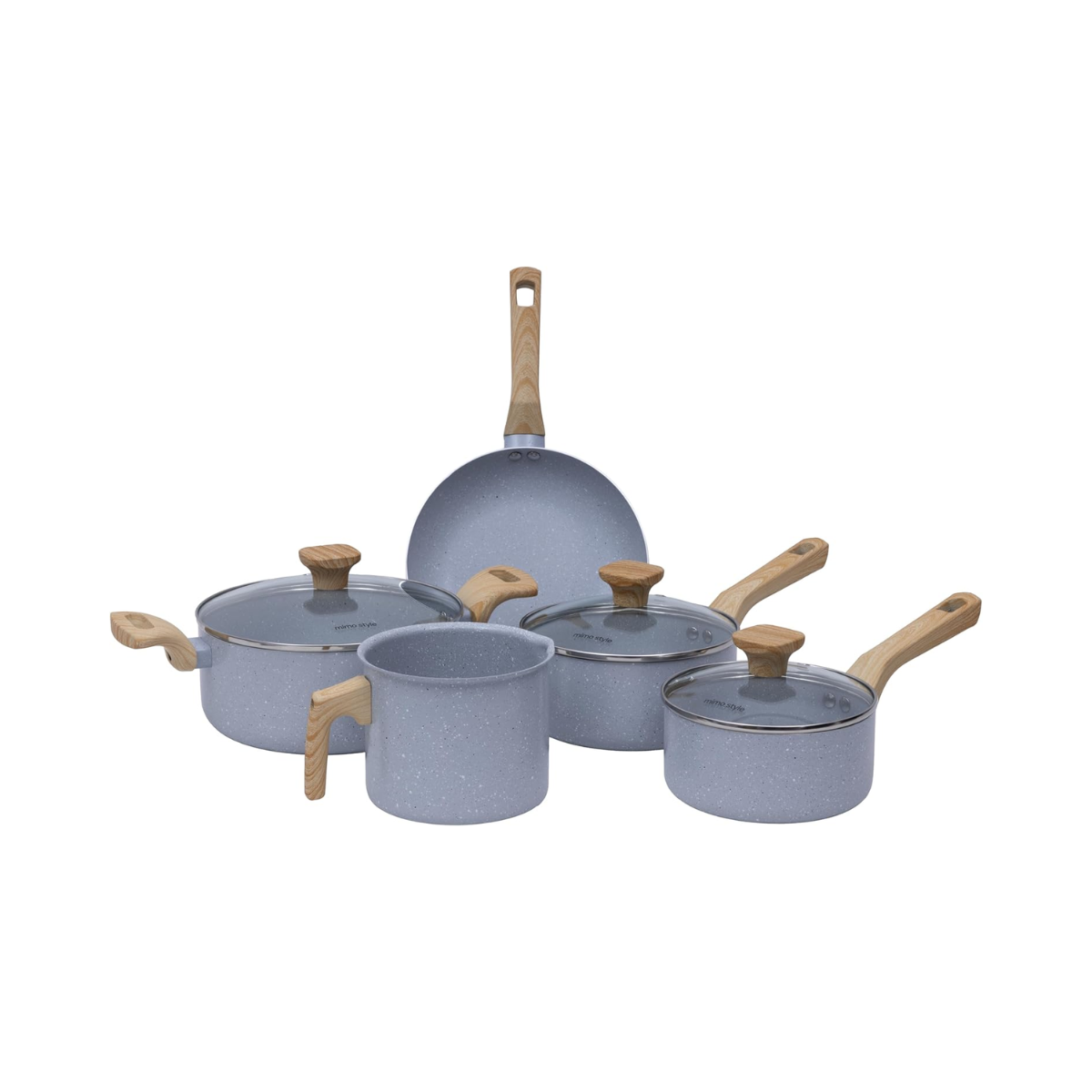 CONJUNTO 5 PANELAS IND PRATIC COOK GRAF