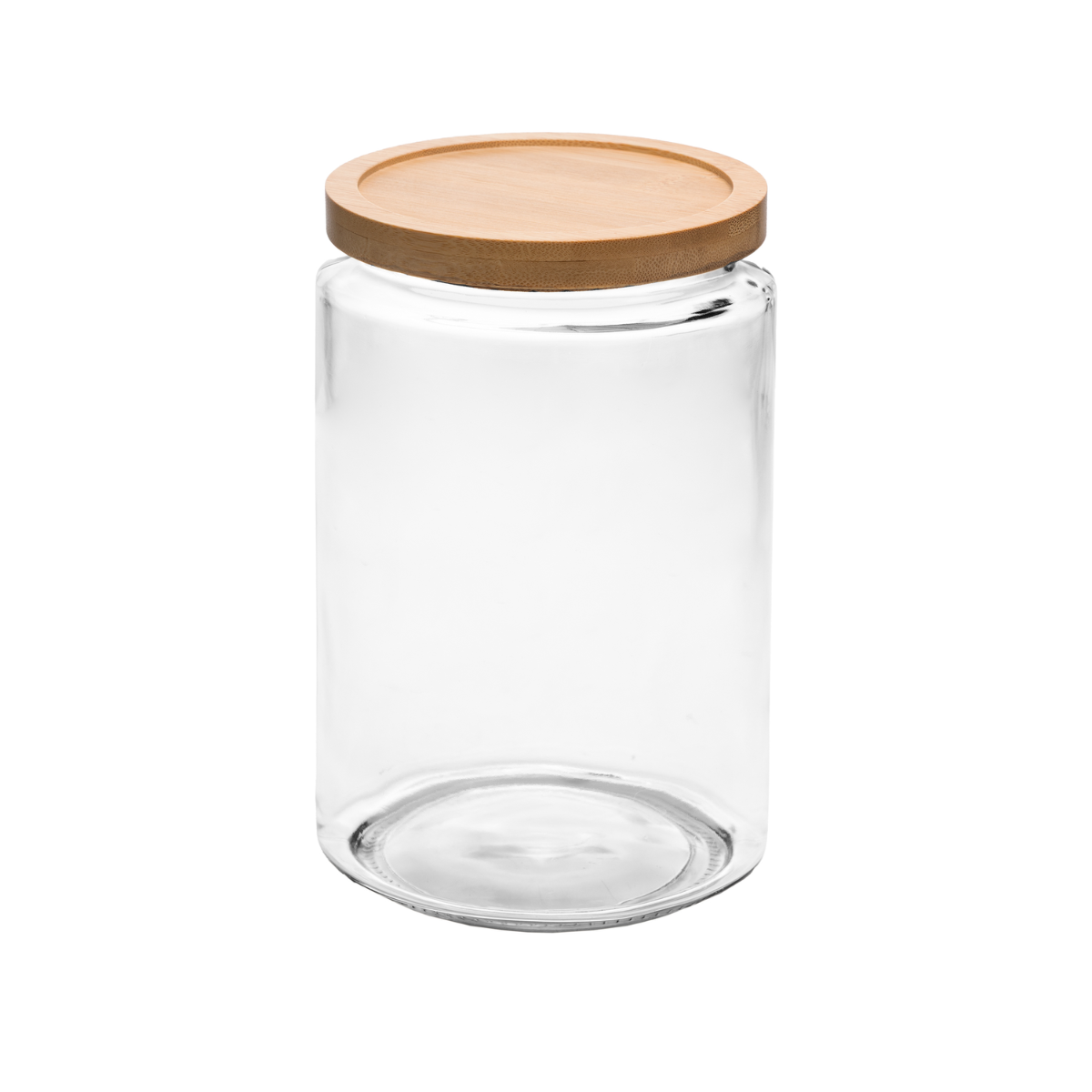 PORTA MANTIMENTO DE VIDRO COM TAMPA DE BAMBU OASIS 2,5L