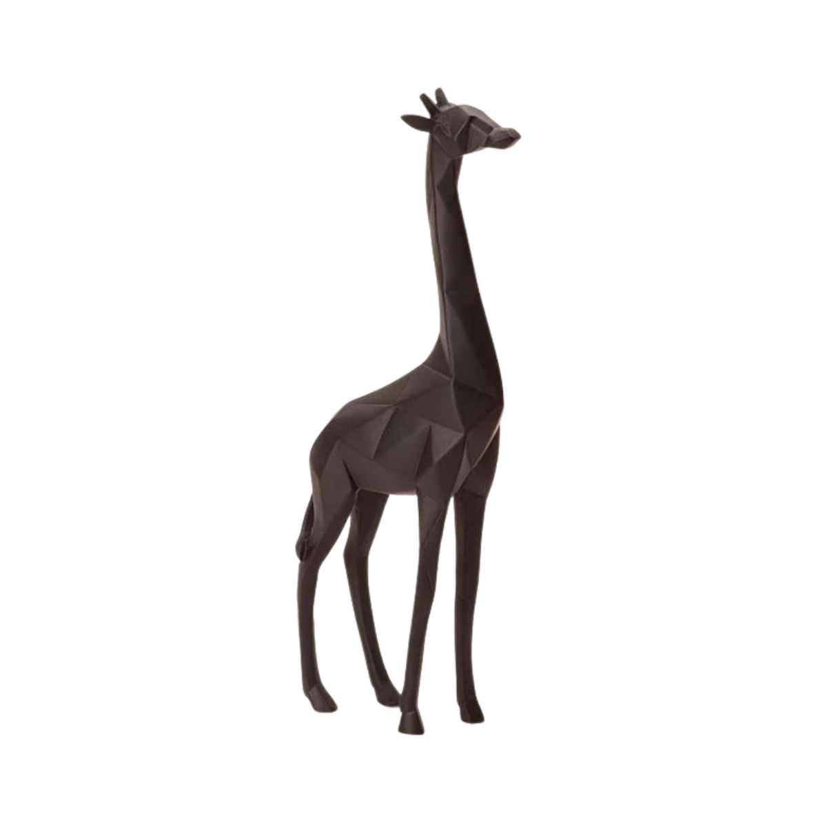 ESCULTURA GIRAFA EM POLIRRESINA 30CM