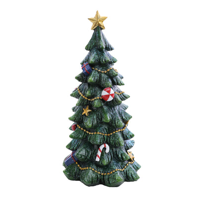 ARVORE DE NATAL COM ESTRELA DECORAÇÃO - 23CM