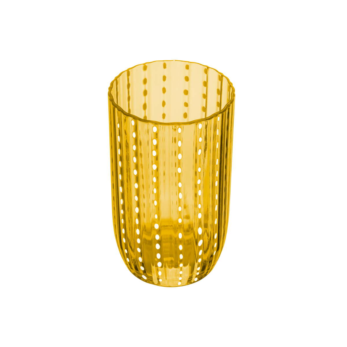 COPO ALTO DE ACRILICO ORQUIDEA AMBAR - 450ML
