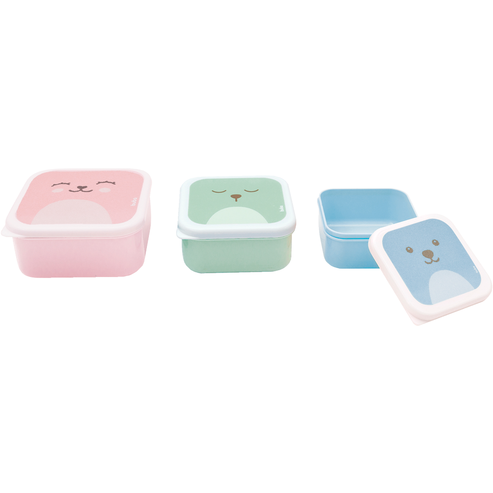 KIT 3 POTINHOS GUMY ROSA