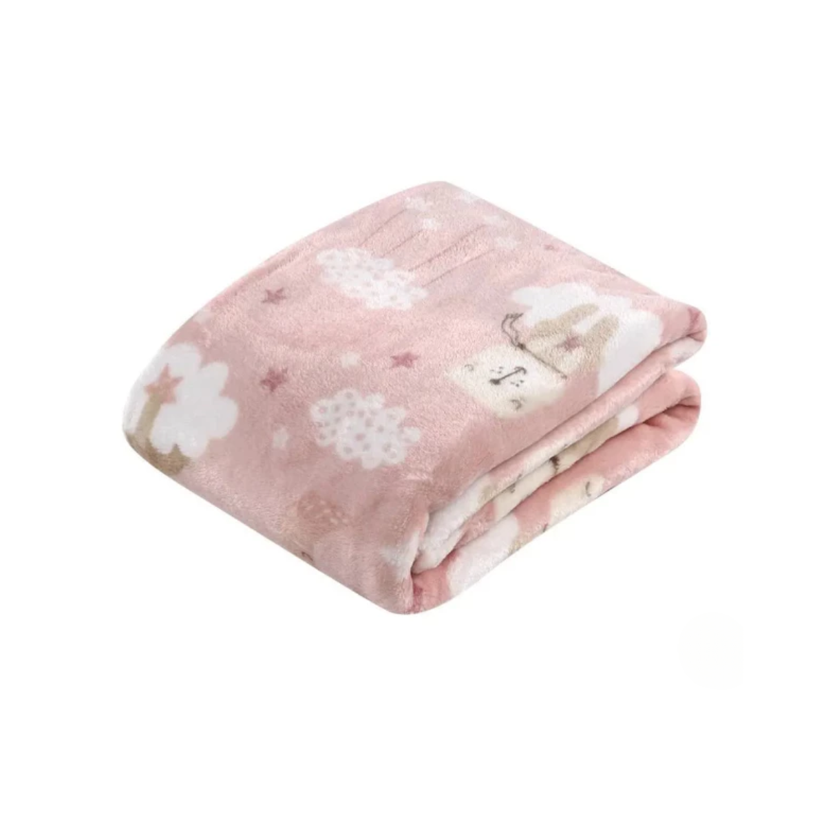 COBERTOR BABY FLANNEL NAC 90X110 SONECA ROSA