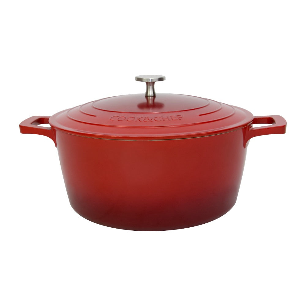 CAÇAROLA IN COOK&CHEF VERMELHO 24CM