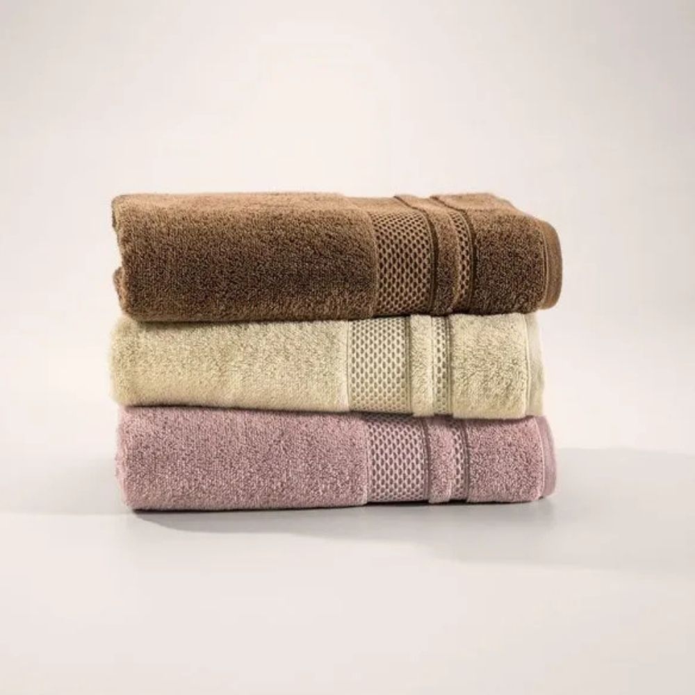 TOALHA BANHO FELPUDO YVES COR 70122 MARROM TAMANHO CM 7000X14000 RETANGULAR