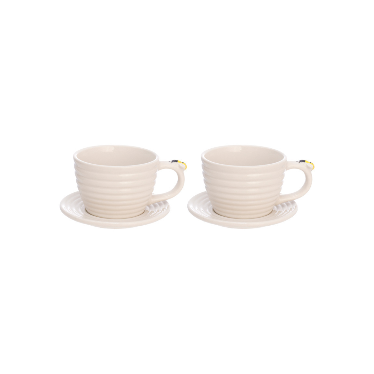 XÍCARA CHÁ PORCELANA BEE 230ML 2 PEÇAS