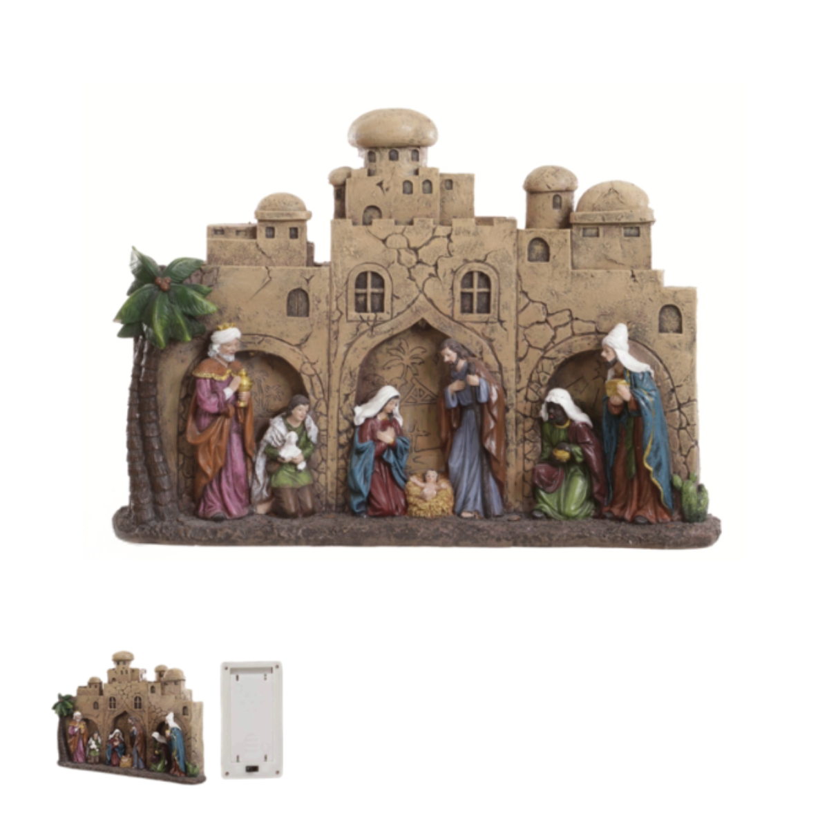 PRESEPIO NATAL COLORIDO COM LED