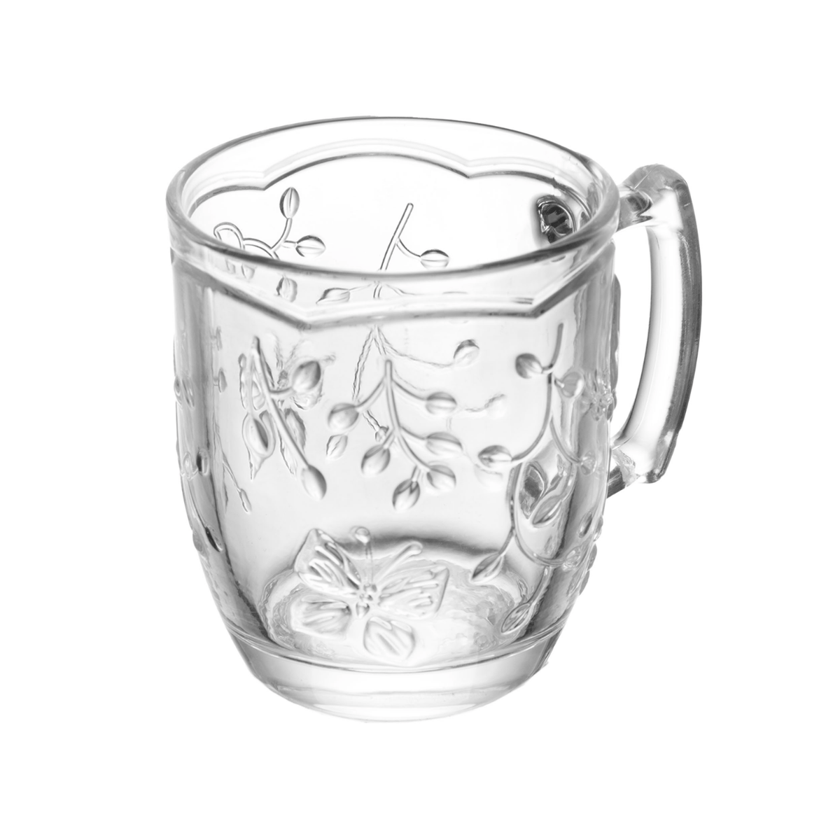 CANECA NEW BUTTERFLY 200ML VIDRO LYOR