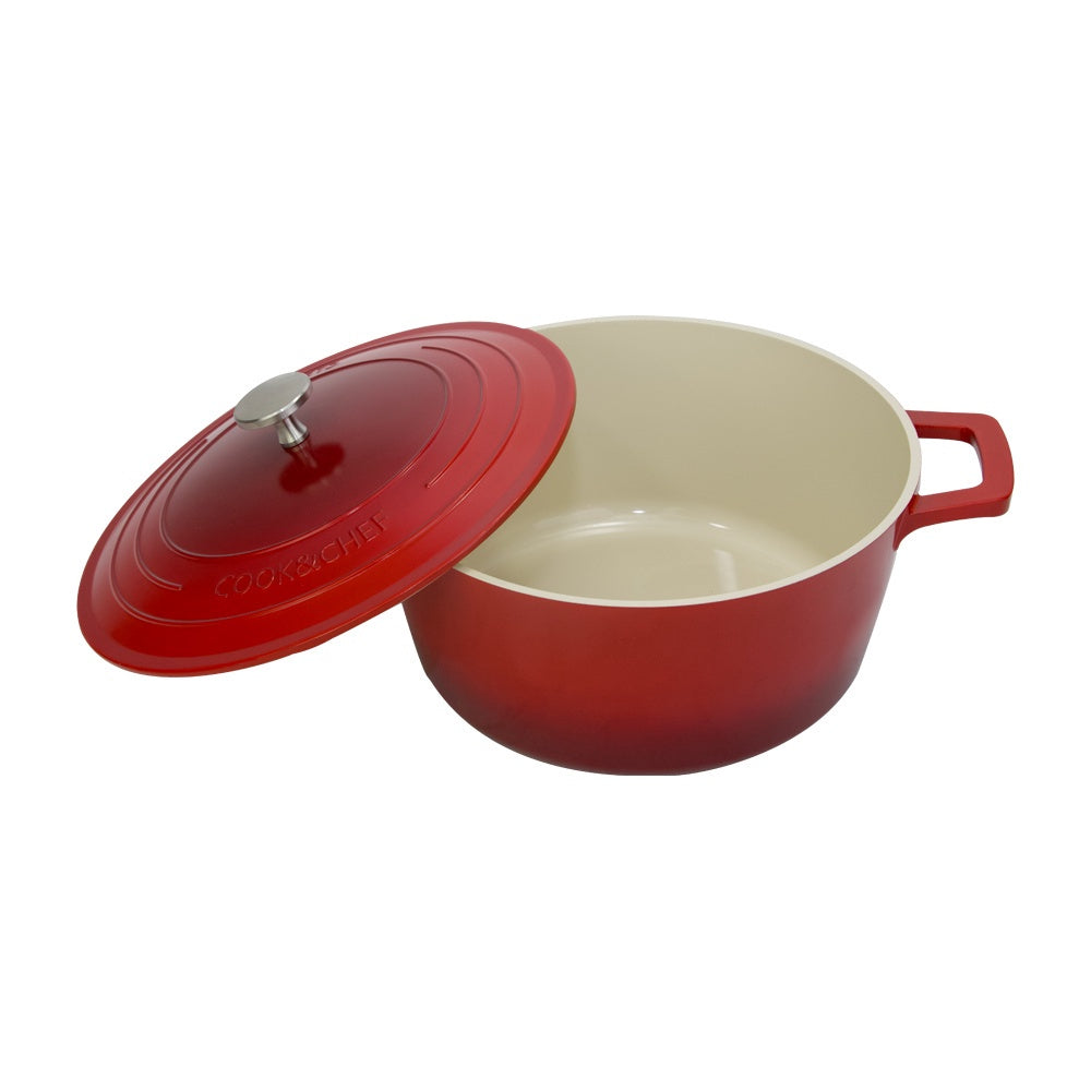 CAÇAROLA IN COOK&CHEF VERMELHO 24CM