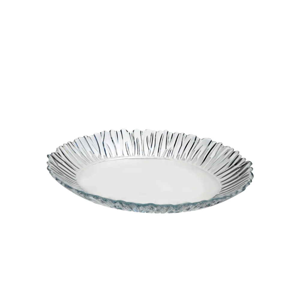 TRAVESSA OVAL AURORA EM VIDRO
