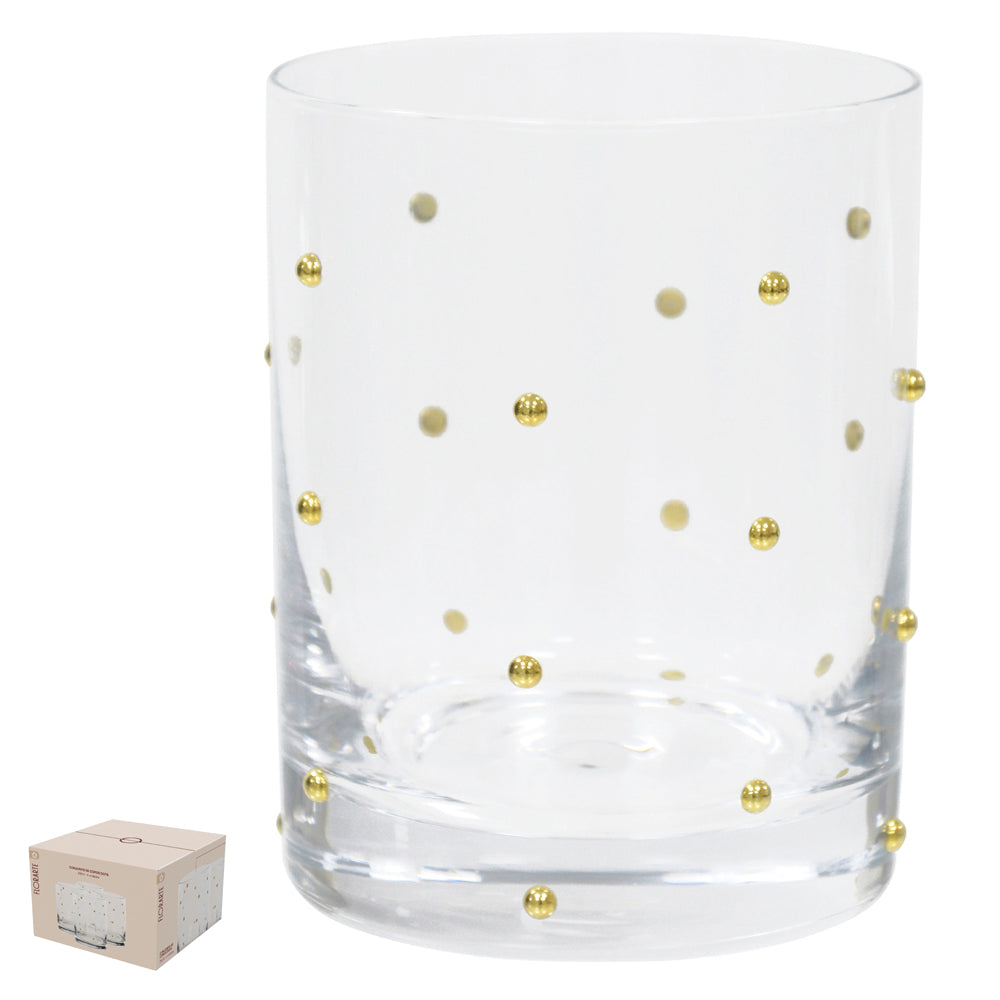 CONJUNTO 4 COPOS COM DOTS – 390ML