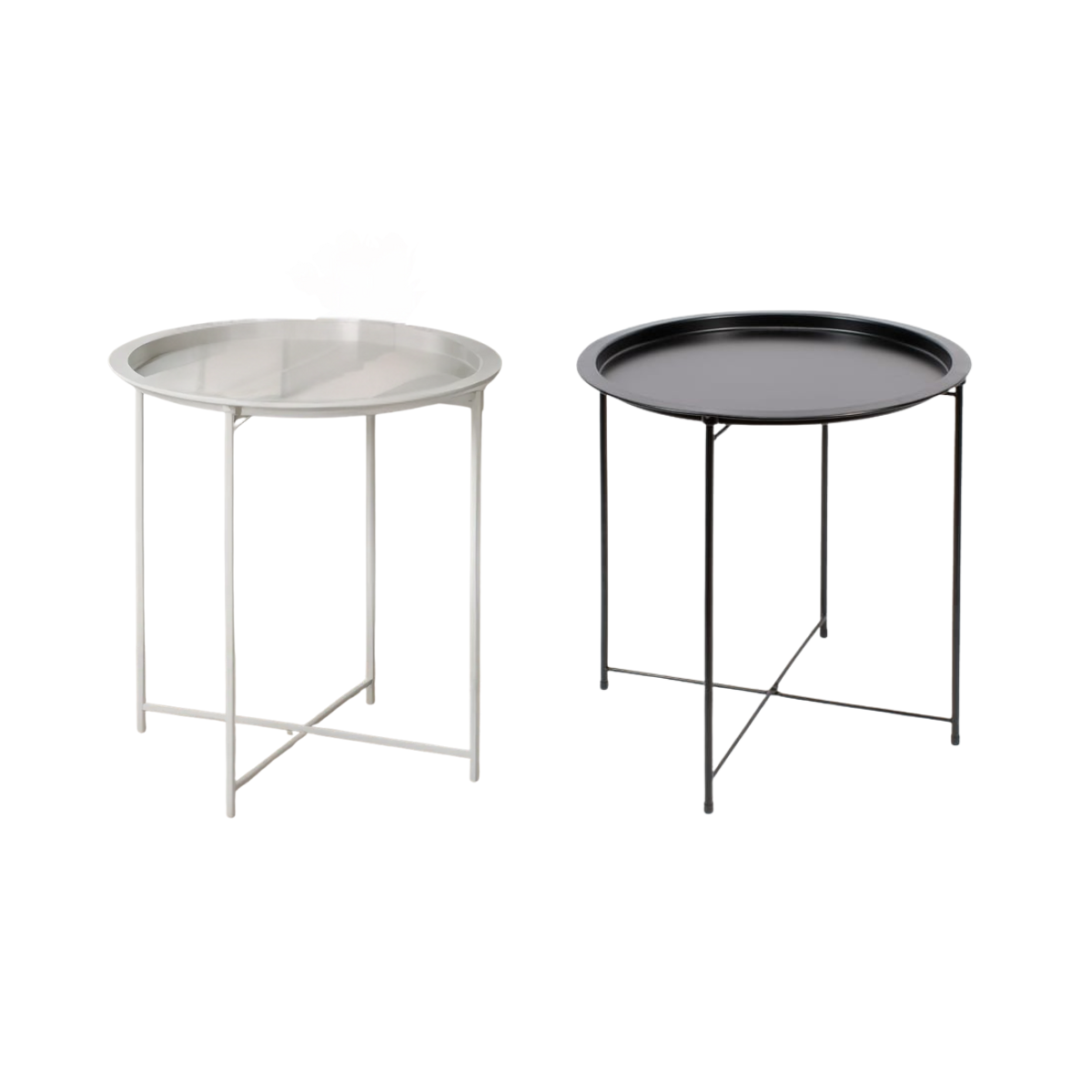 MESA AUXILIAR METALICA SORTIDA 47X47X50CM