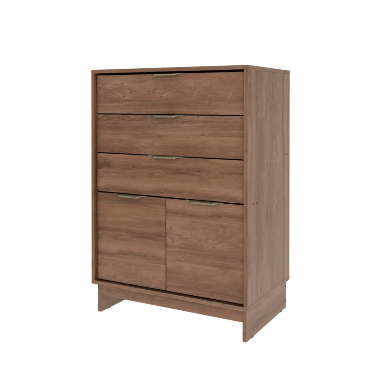 COMODA 1112 – 2 PORTAS E 3 GAVETAS – LEGNO