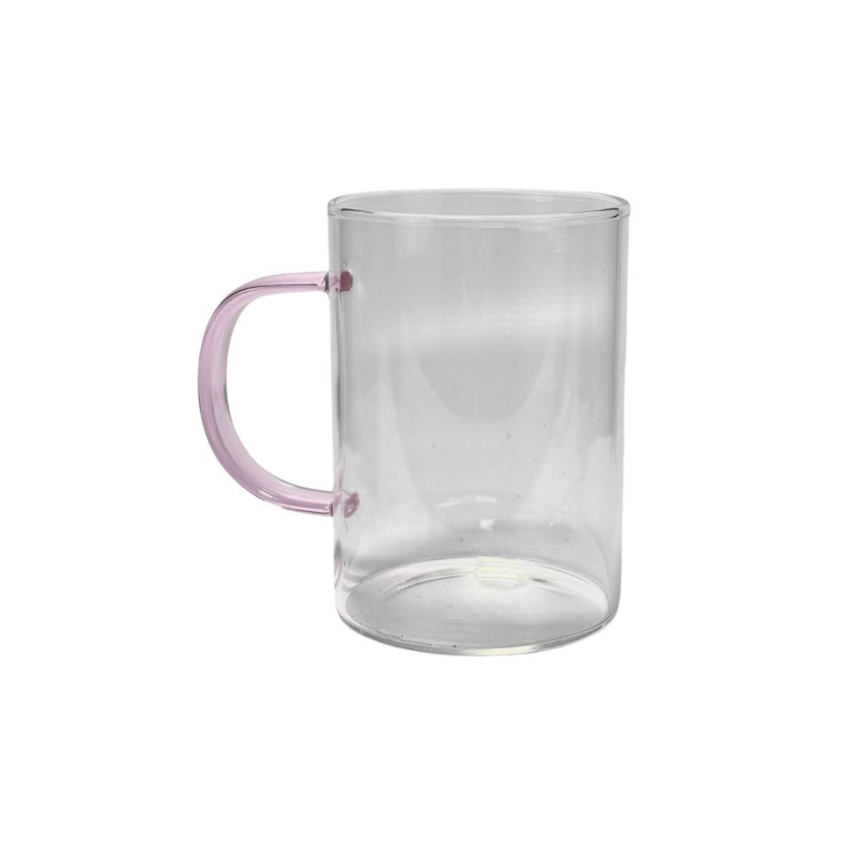 XICARA DE VIDRO 300ML CABO COLOR