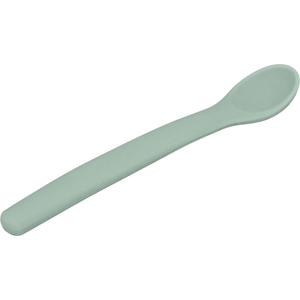 COLHER FLEXIVEL EM SILICONE VERDE