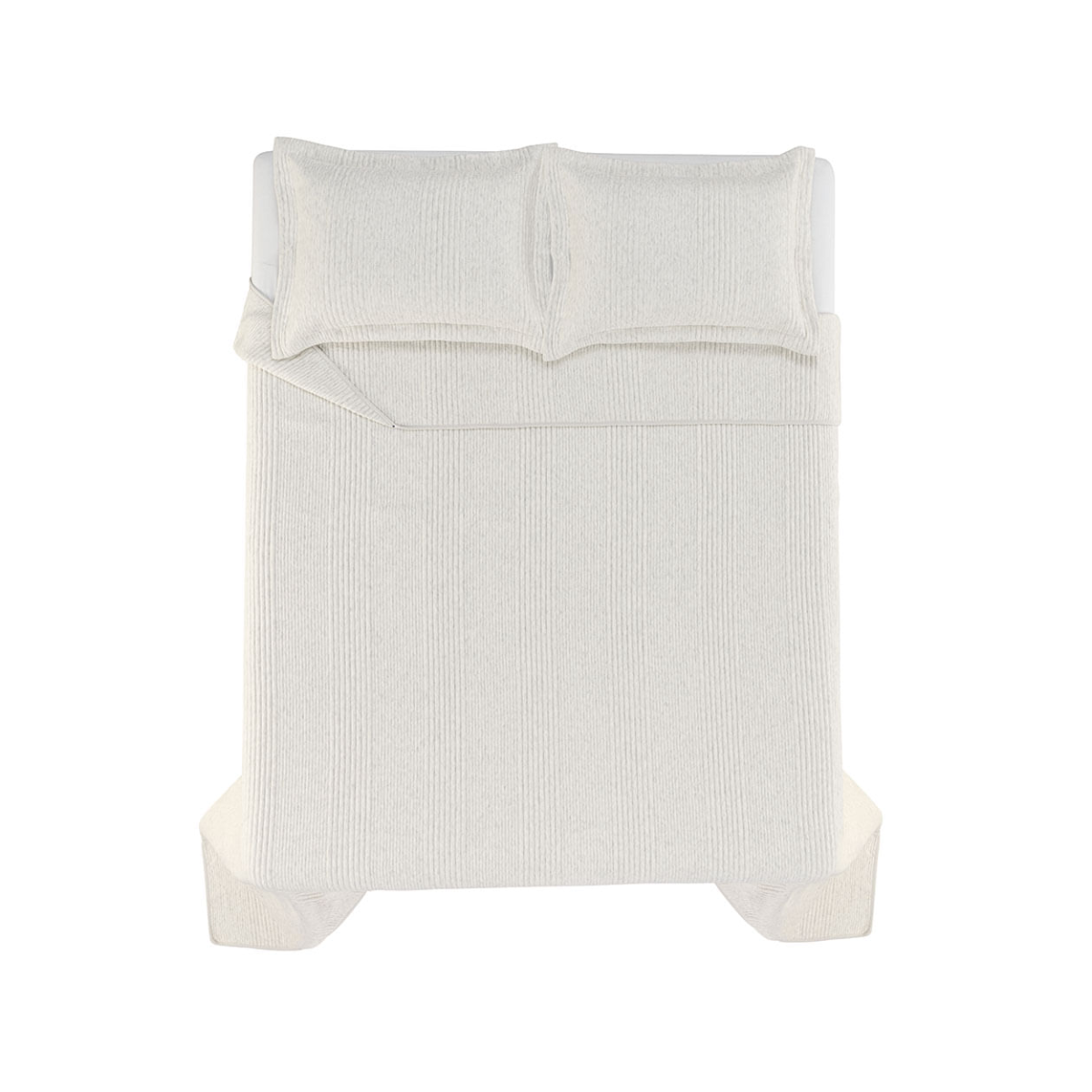 JOGO DE COLCHA CASAL DANTAS 3 PEÇAS BRANCO - 2,20M X 2,60M
