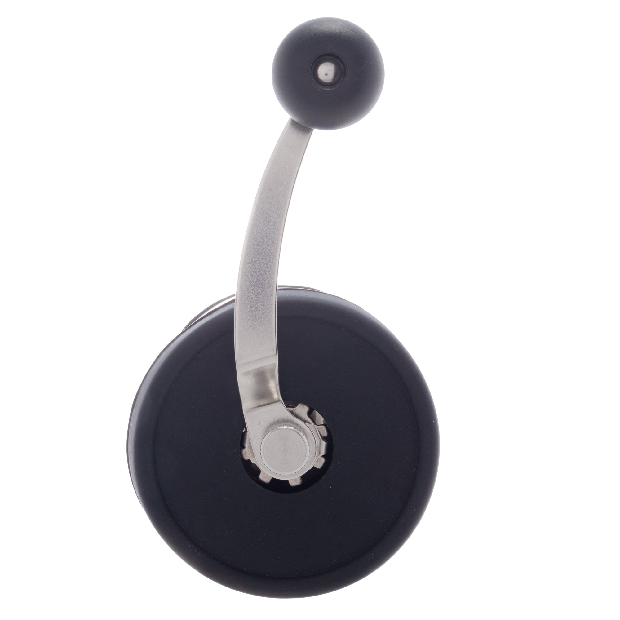 MOEDOR DE CAFÉ MANUAL EM AÇO INOX COM POTE DE VIDRO
