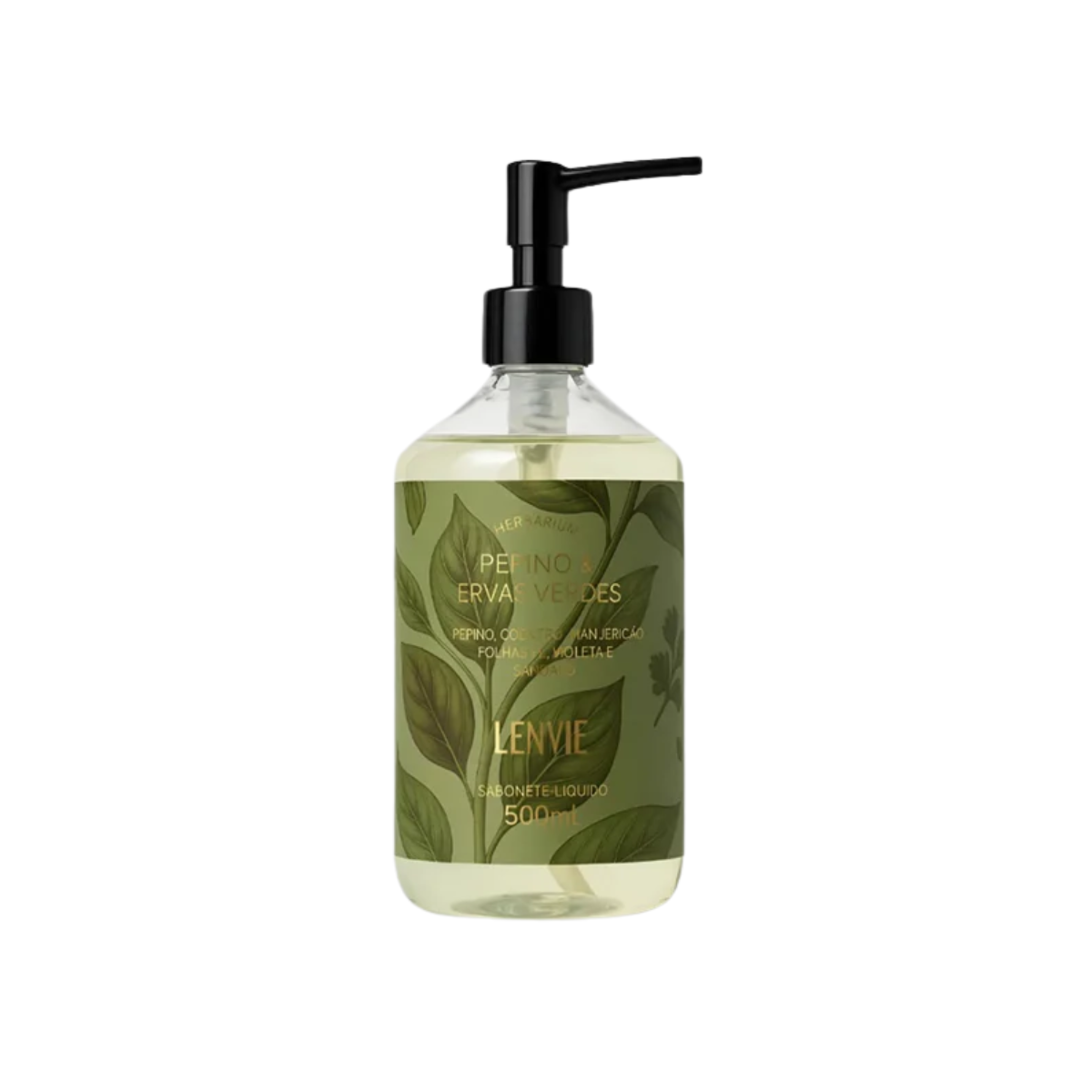 SABONETE LIQUIDO - PEPINO E ERVAS VERDES - 500ML