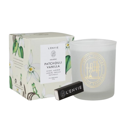 VELA PERFUMADA PATCHOULI VANILLA ARABESC - 210G