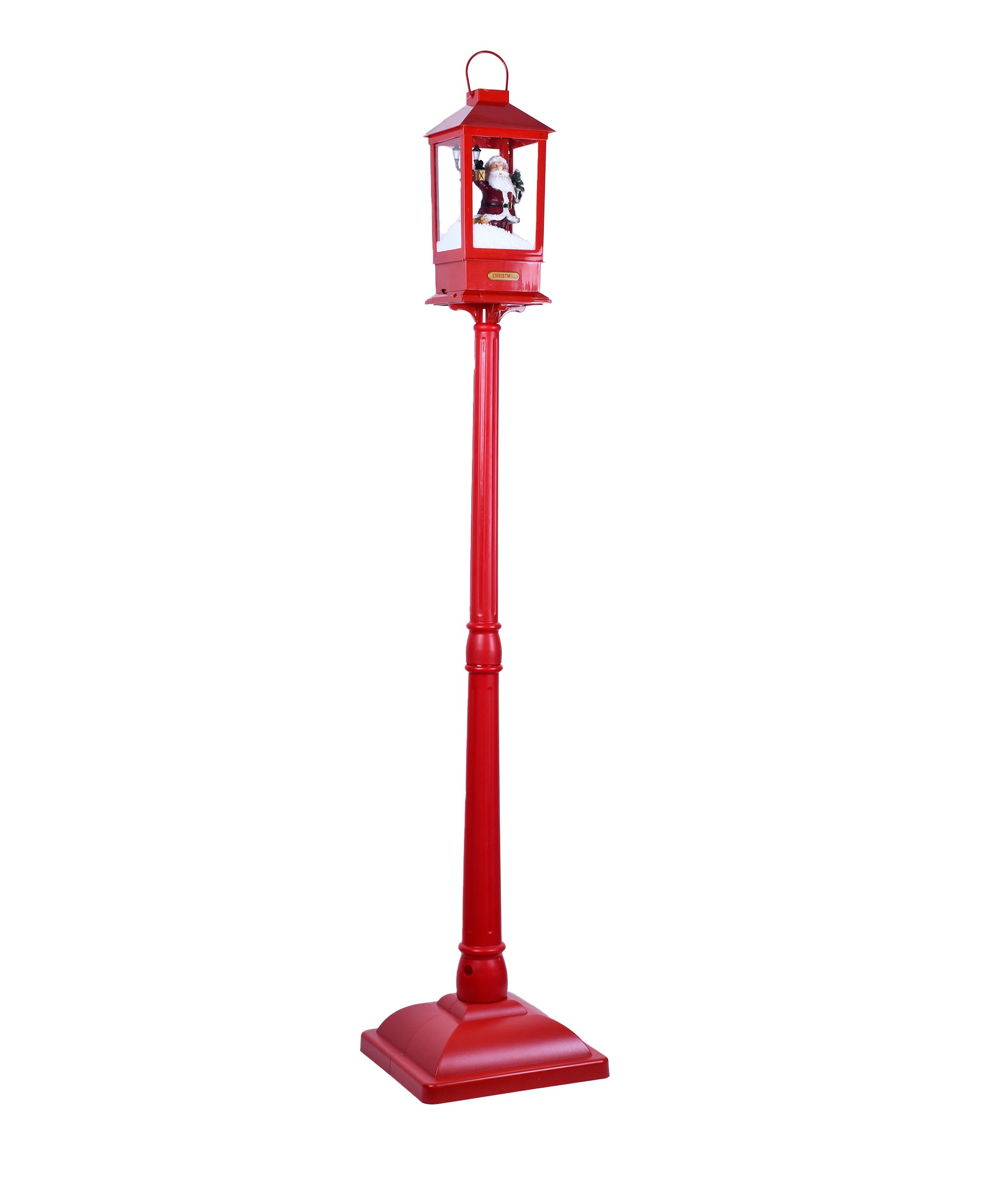 POSTE DE LUZ NATAL VERMELHO - 1,56M
