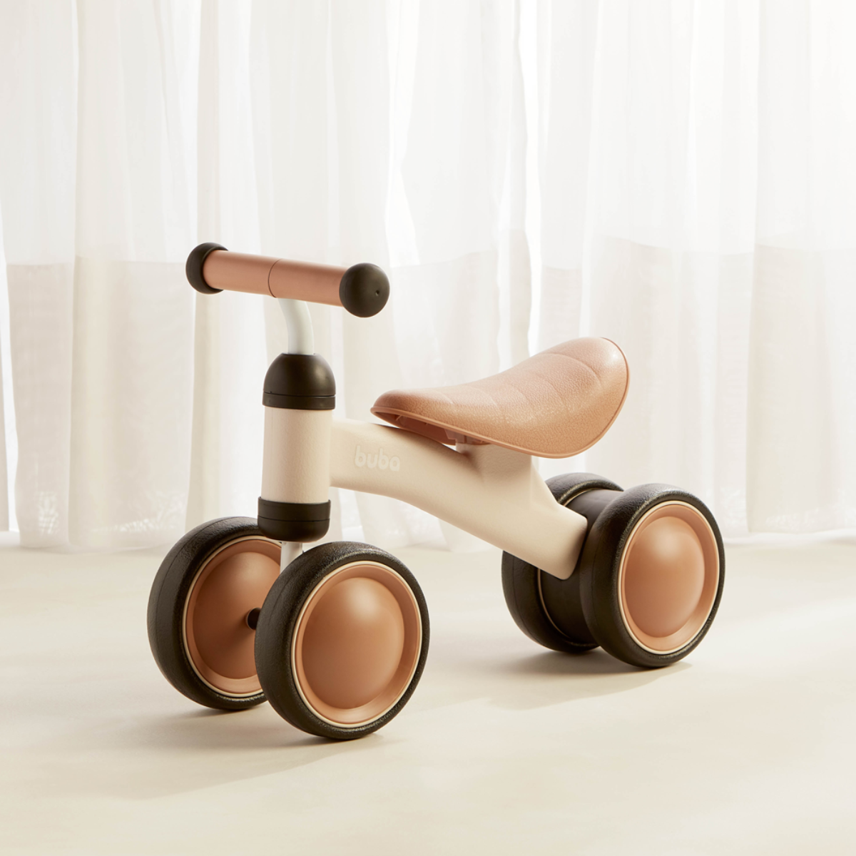 BICICLETA DE EQUILIBRIO 4 RODAS BEGE