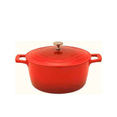 CAÇAROLA COM INDUÇAO AMALFI ROSSO 4,5L