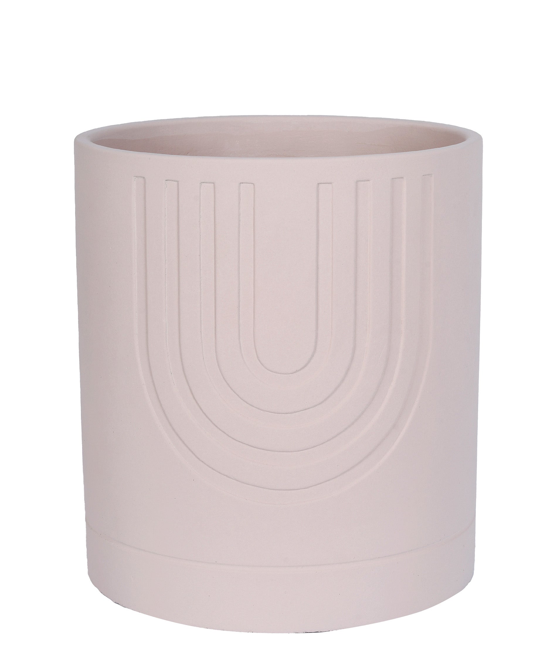 CACHEPOT EM CIMENTO BEGE