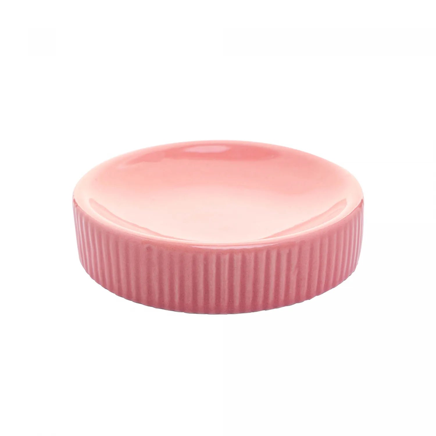 CONJUNTO 2 PEÇAS PARA BANHEIRO DE CERÂMICA ESSENCIA ROSA
