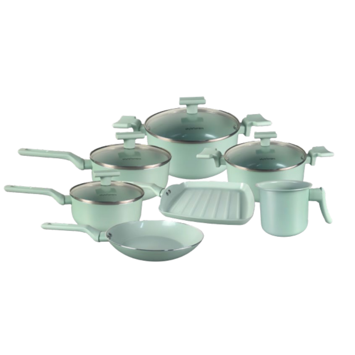 CONJUNTO 7 PANELAS SARTIN COOK AQUAMINT