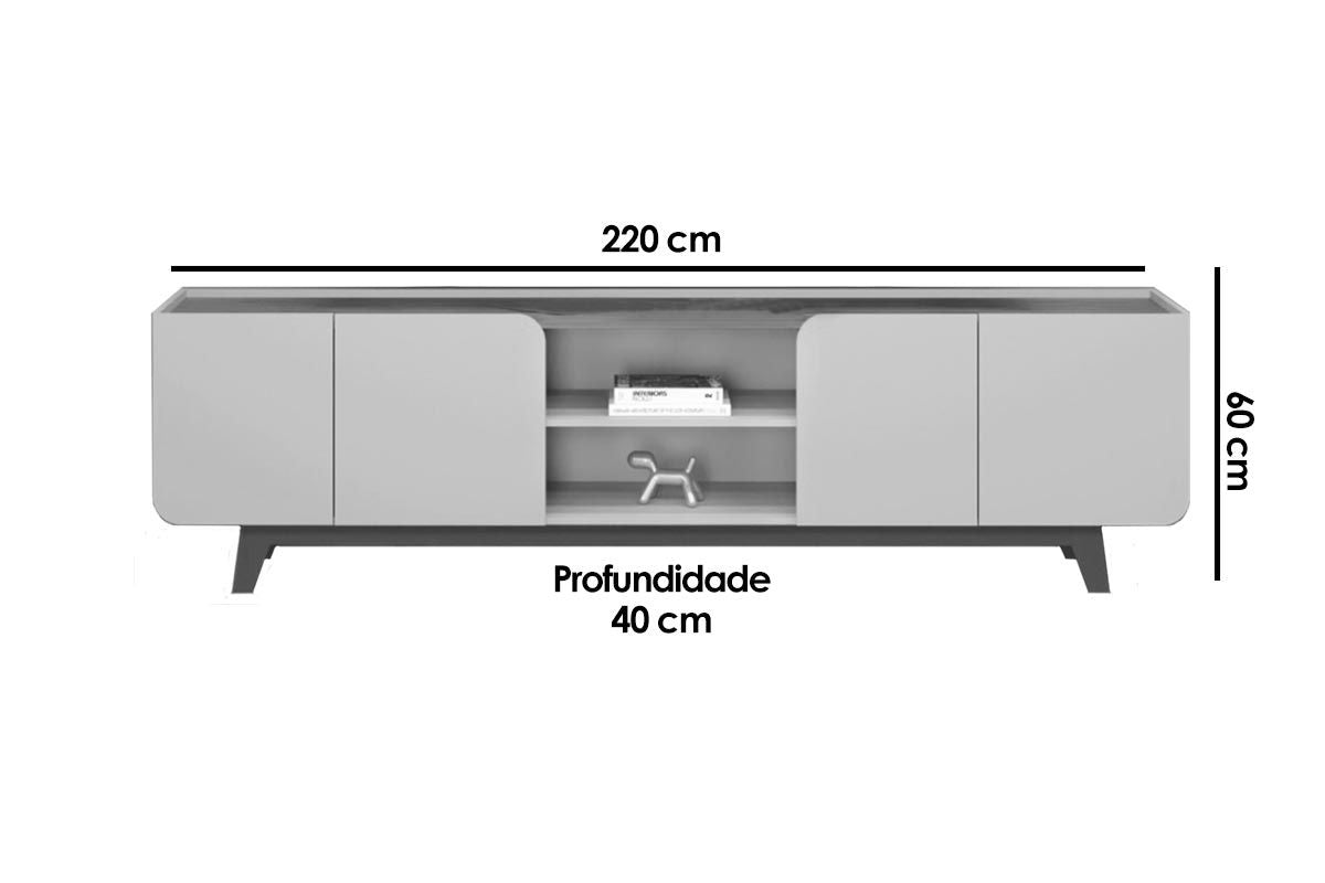 RACK BANCADA NADINE OFF WHITE/FREIJO