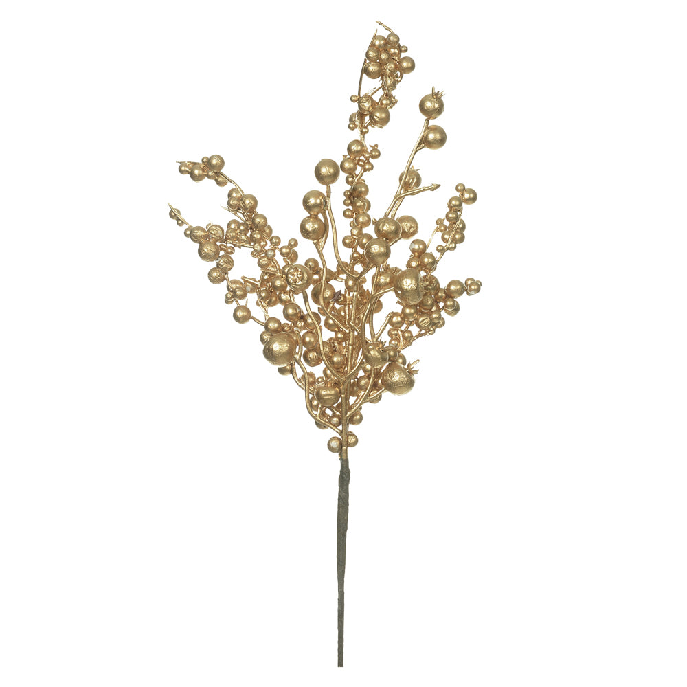 PICK BERRY NATAL DOURADO 34CM