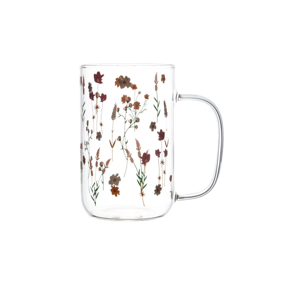 CONJUNTO 2 CANECAS DE VIDRO BOUQUET - 280ML