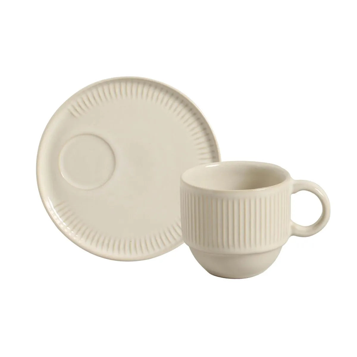 XÍCARA DE CHÁ EMPILHÁVEL LINHA CLAY 230ML