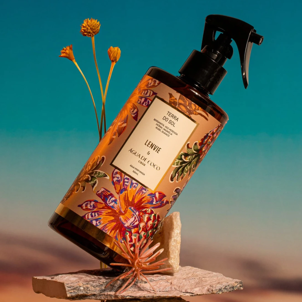 AGUA PERFUMADA TERRA DO SOL LENVIE + ÁGUA DE COCO - 500ML