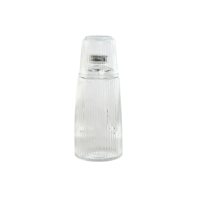 MORINGA DE VIDRO 1L COM COPO 300ML