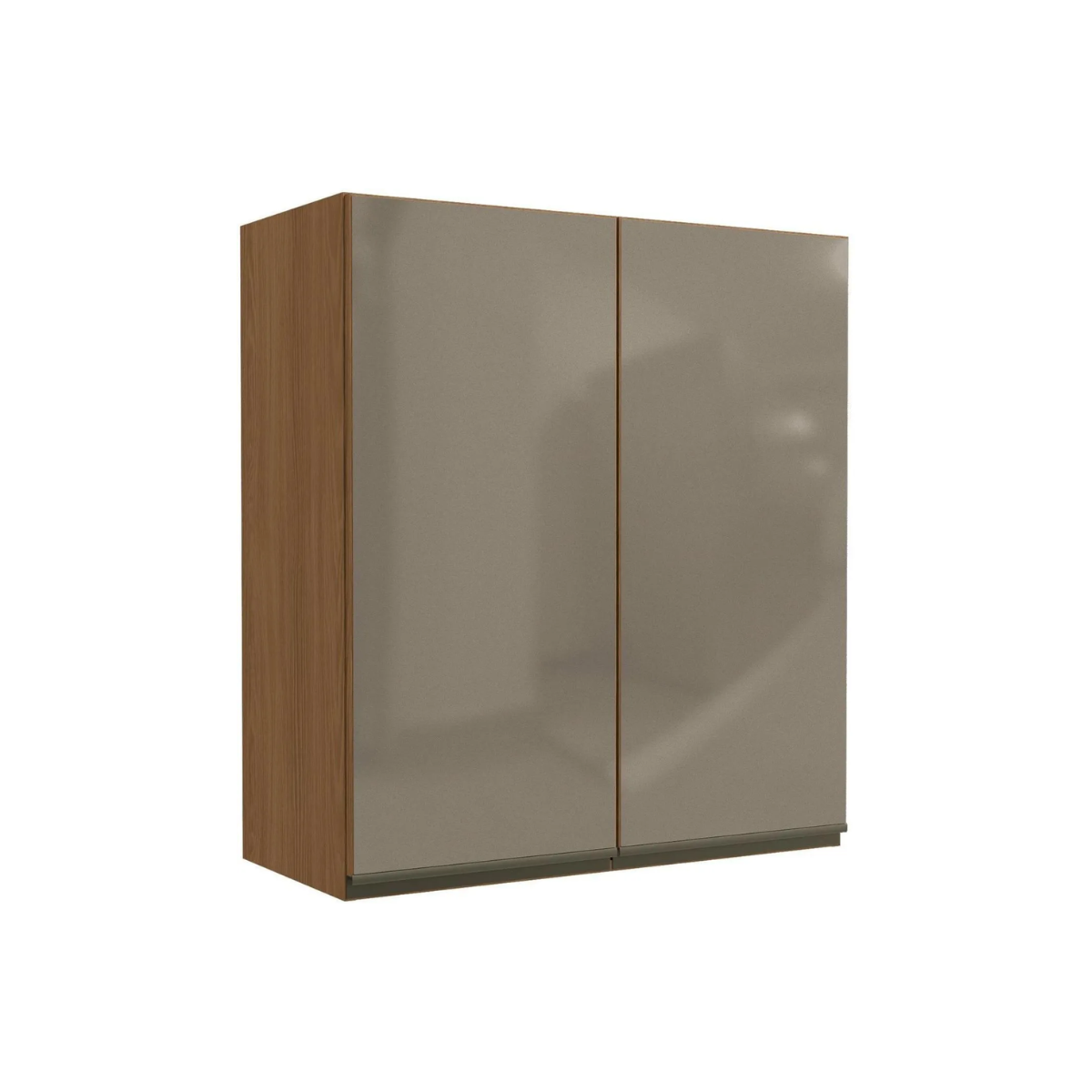 AÉREO 2 PORTAS COM VIDRO – CANELA 80CM
