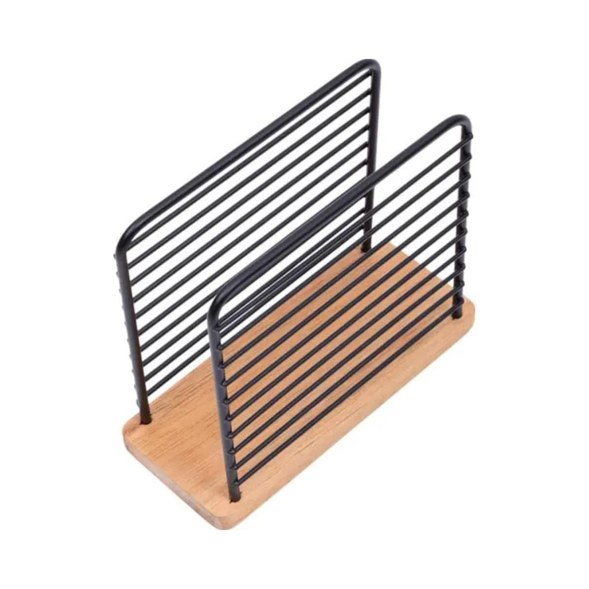 PORTA GUARDANAP ACACIA WOOD IRON