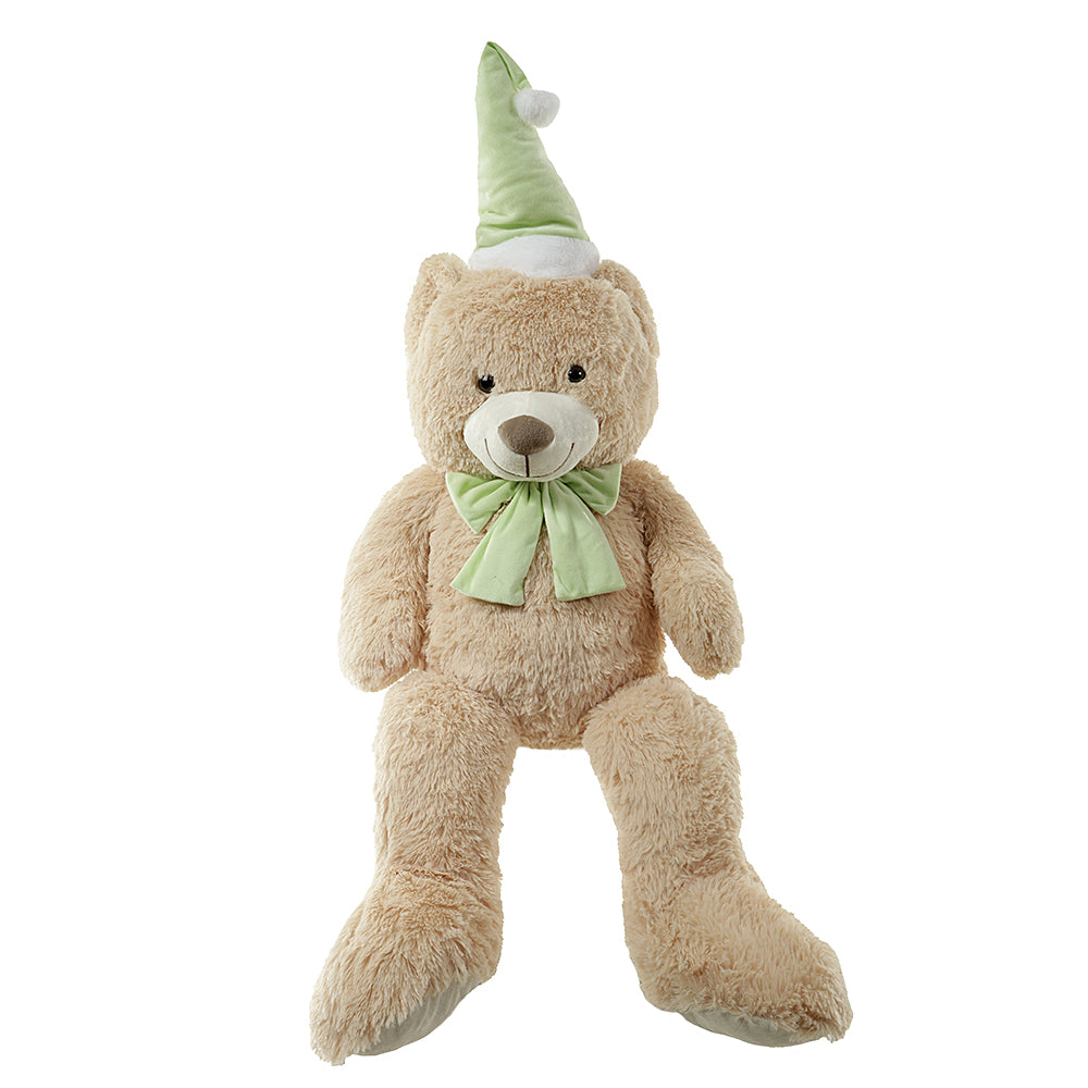 URSO NATAL CHAPEU VERDE 1M