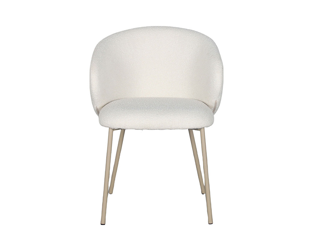 CADEIRA BELLA TECIDO OFF WHITE BASE AREIA