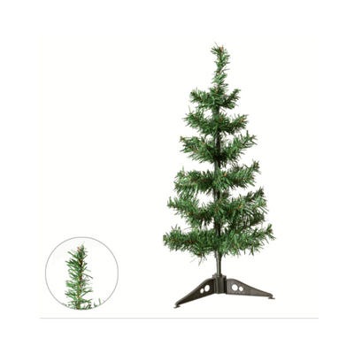 ARVORE DE NATAL 45TIPS 45CM VERDE BASE DE PLASTICO